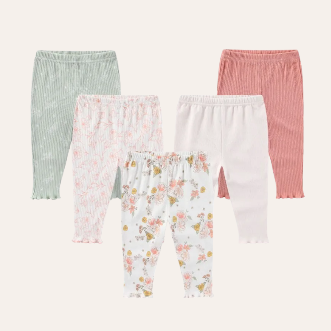 Conjunto 5 Calças para Bebê