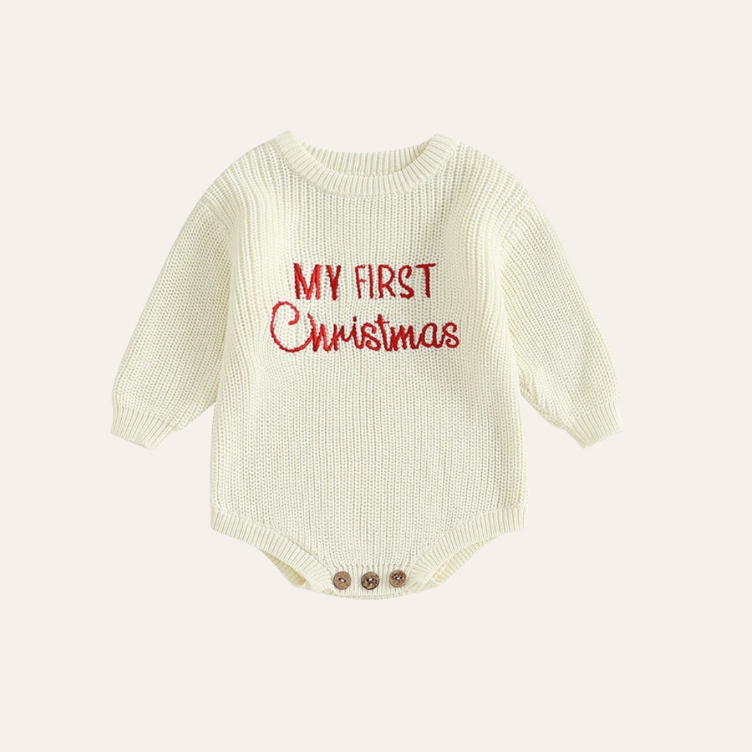 Baby Christmas Sweater My First Christmas