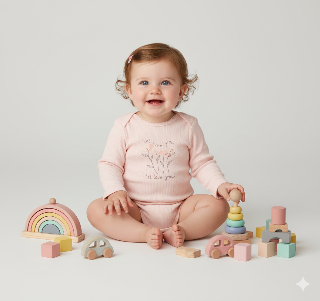 Conjunto 5 Peças Body Infantil Feminino