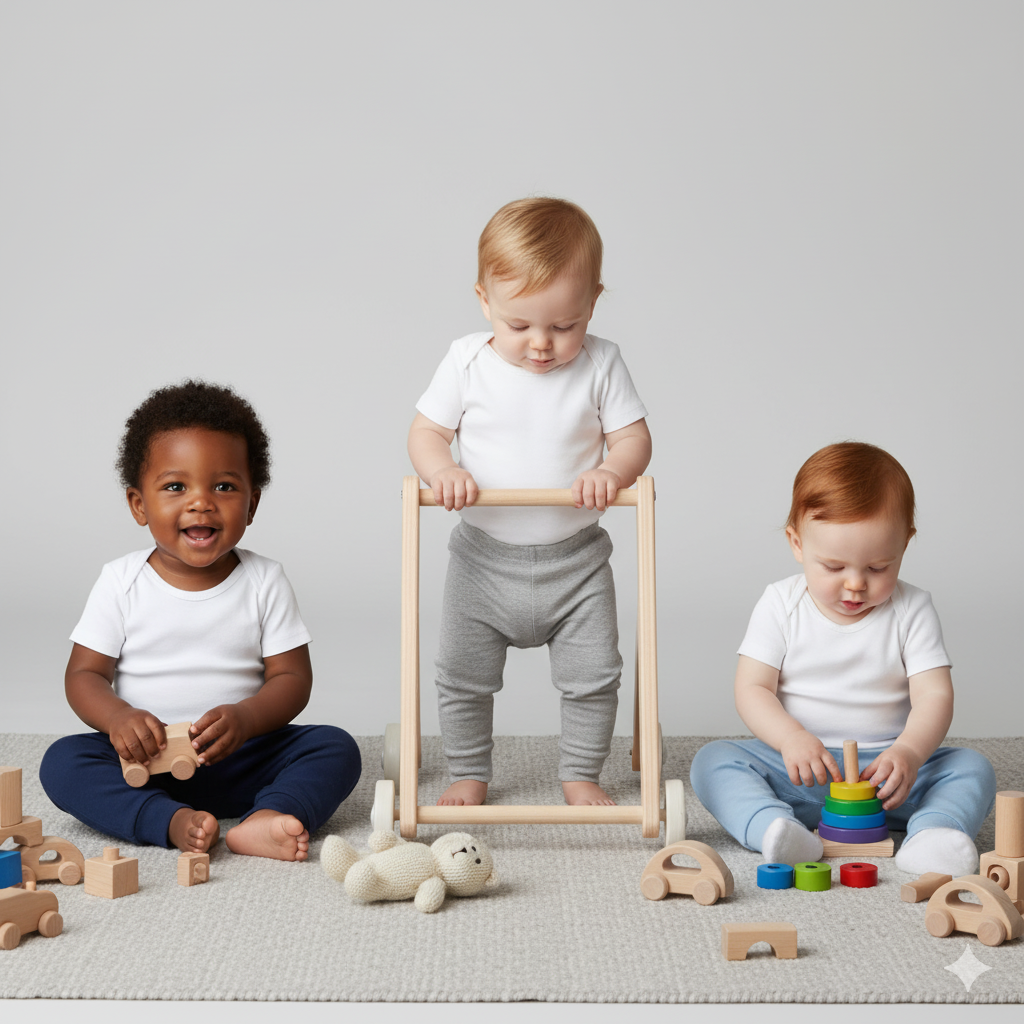 Conjunto 4 Calças para Bebê Unissex