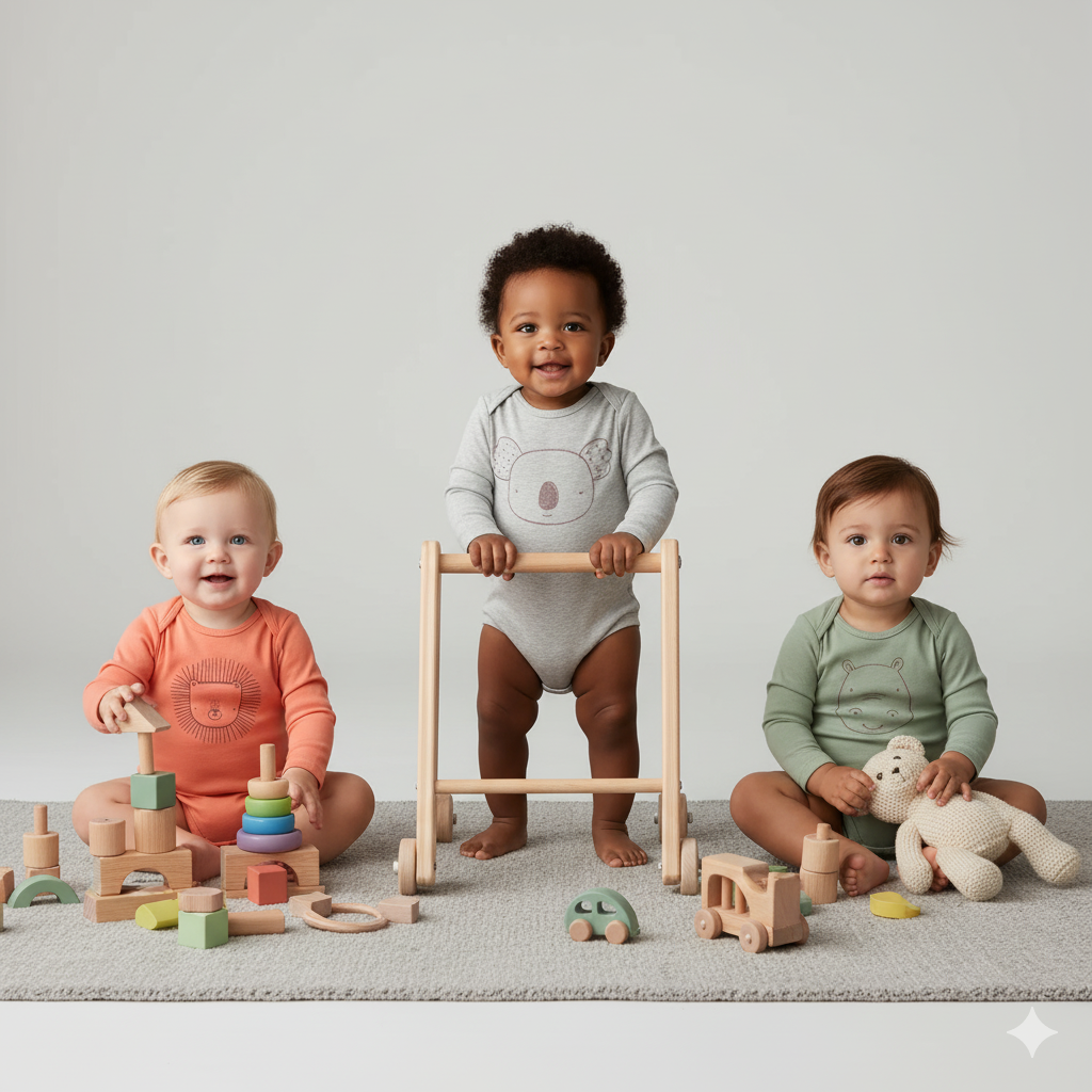 Conjunto 5 Peças Body para Bebê