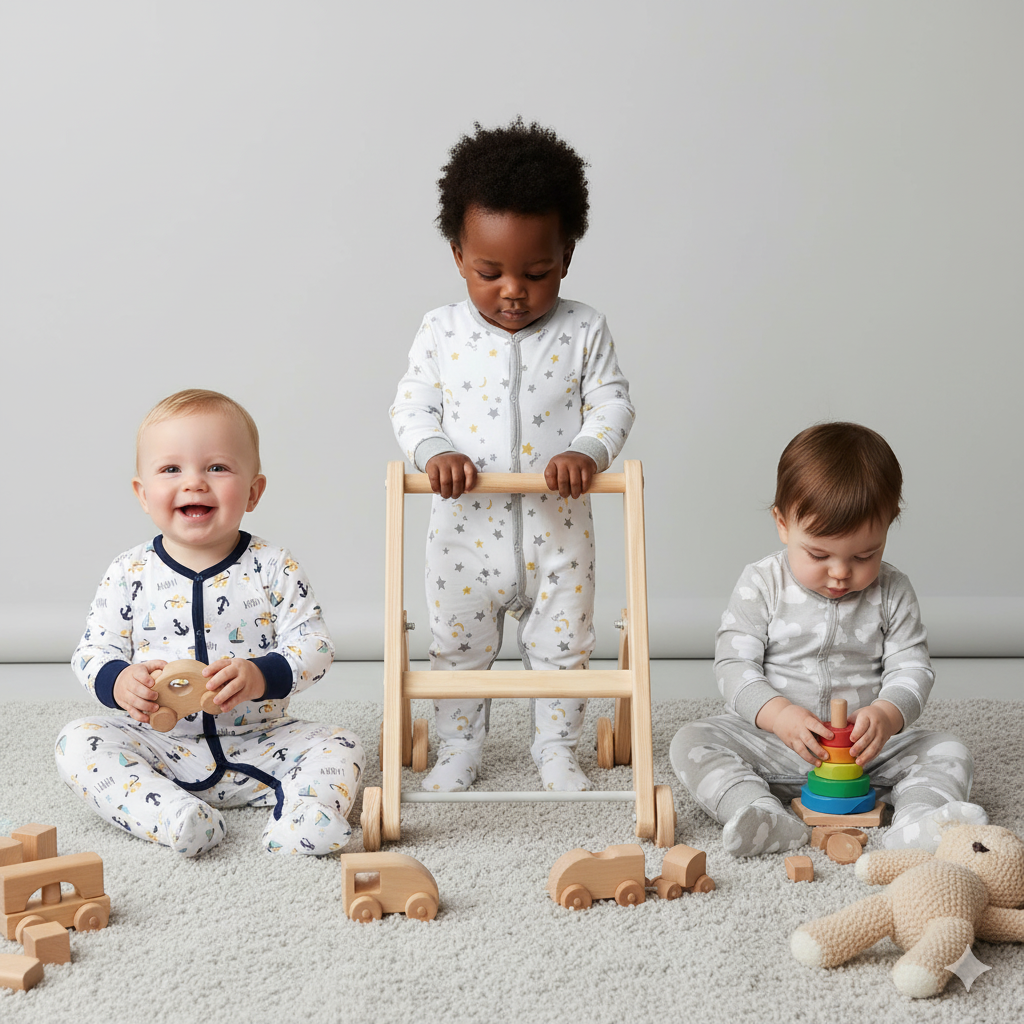 Conjunto 3 Peças Macacões Infantil
