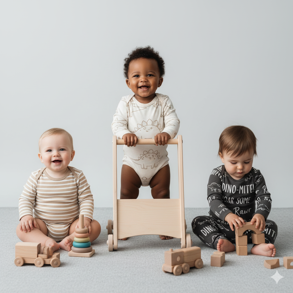 Conjunto 5 Peças Body para Bebê