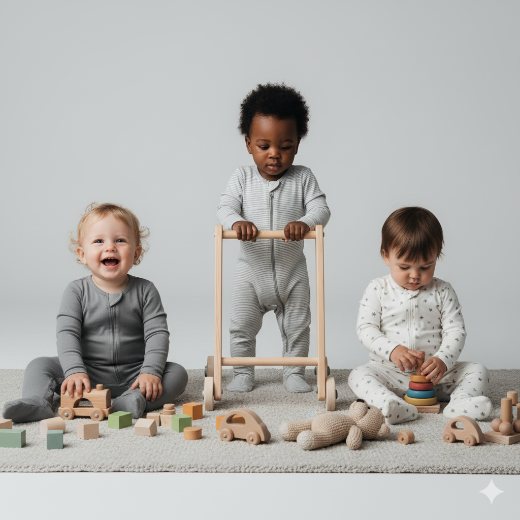 Conjunto 3 Peças Macacões Infantil