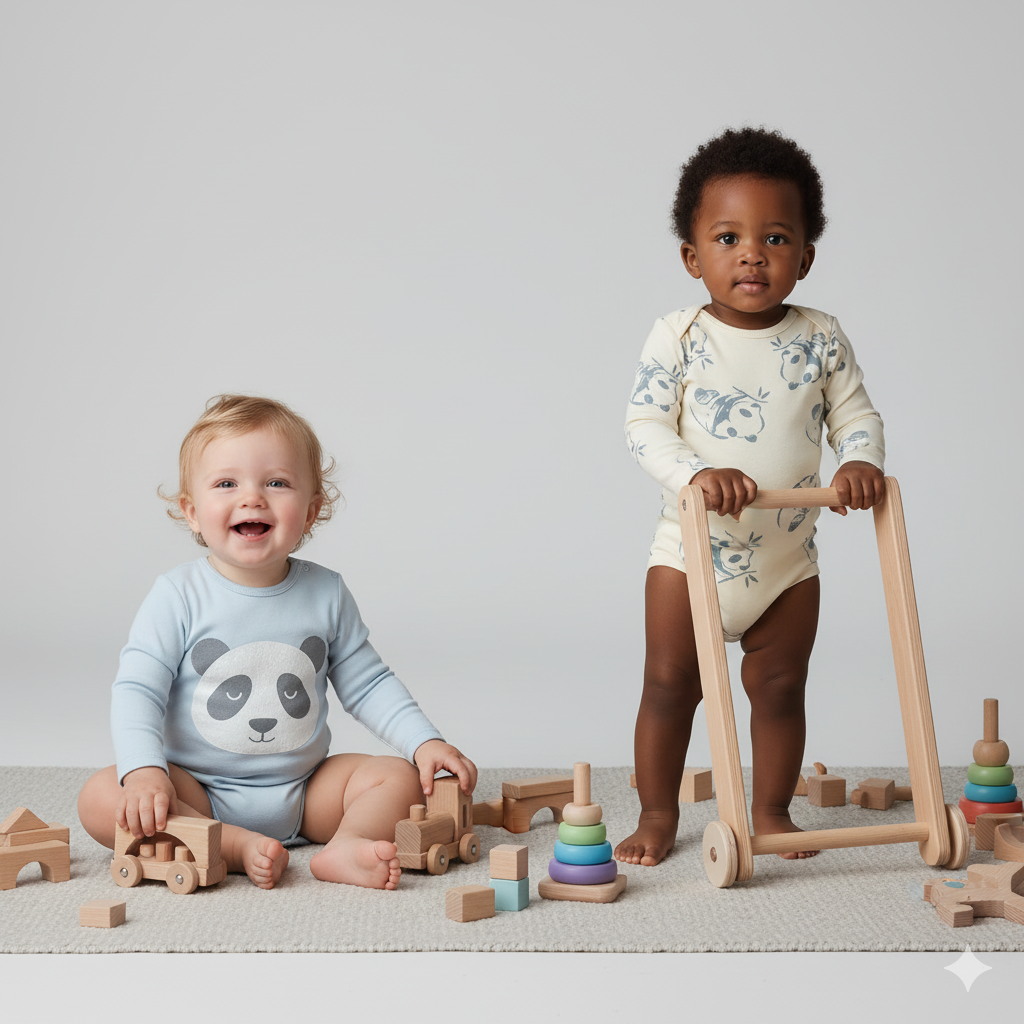 Conjunto 5 Peças Body Infantil Masculino