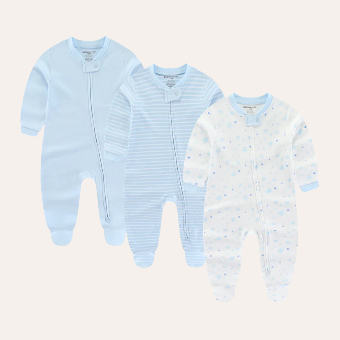 Conjunto 3 Peças Macacões Infantil Masculino