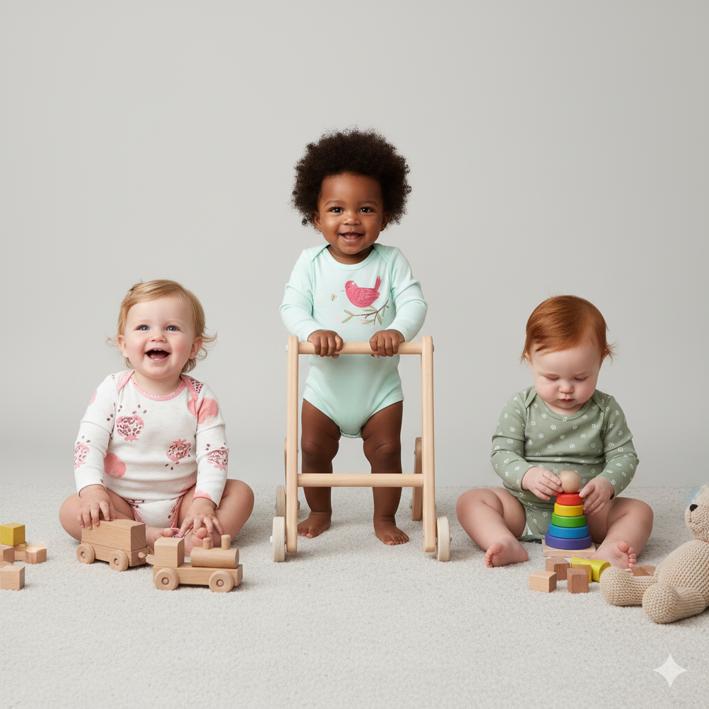 Conjunto 5 Peças Body Infantil