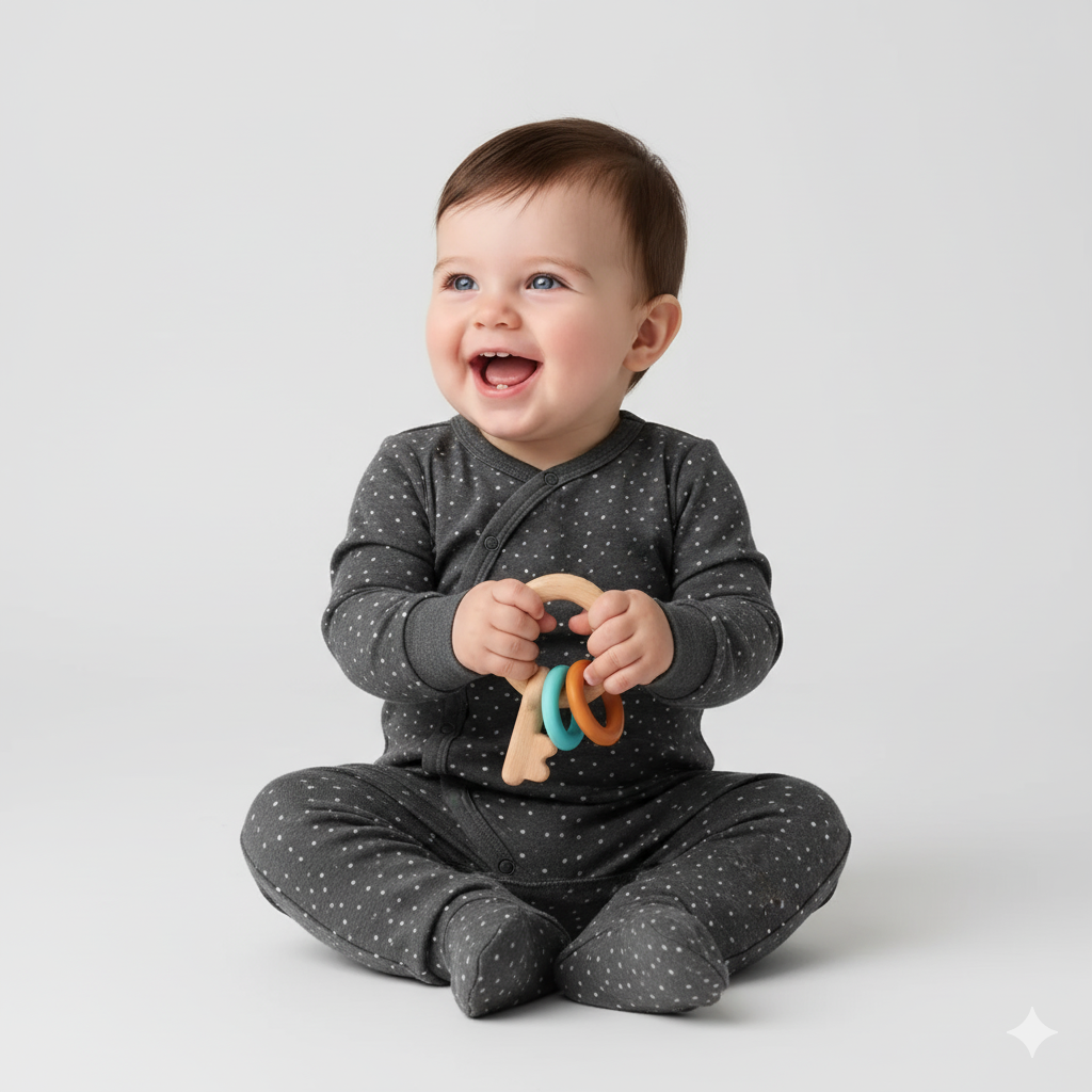 Conjunto 3 Peças Macacões Infantil Unissex