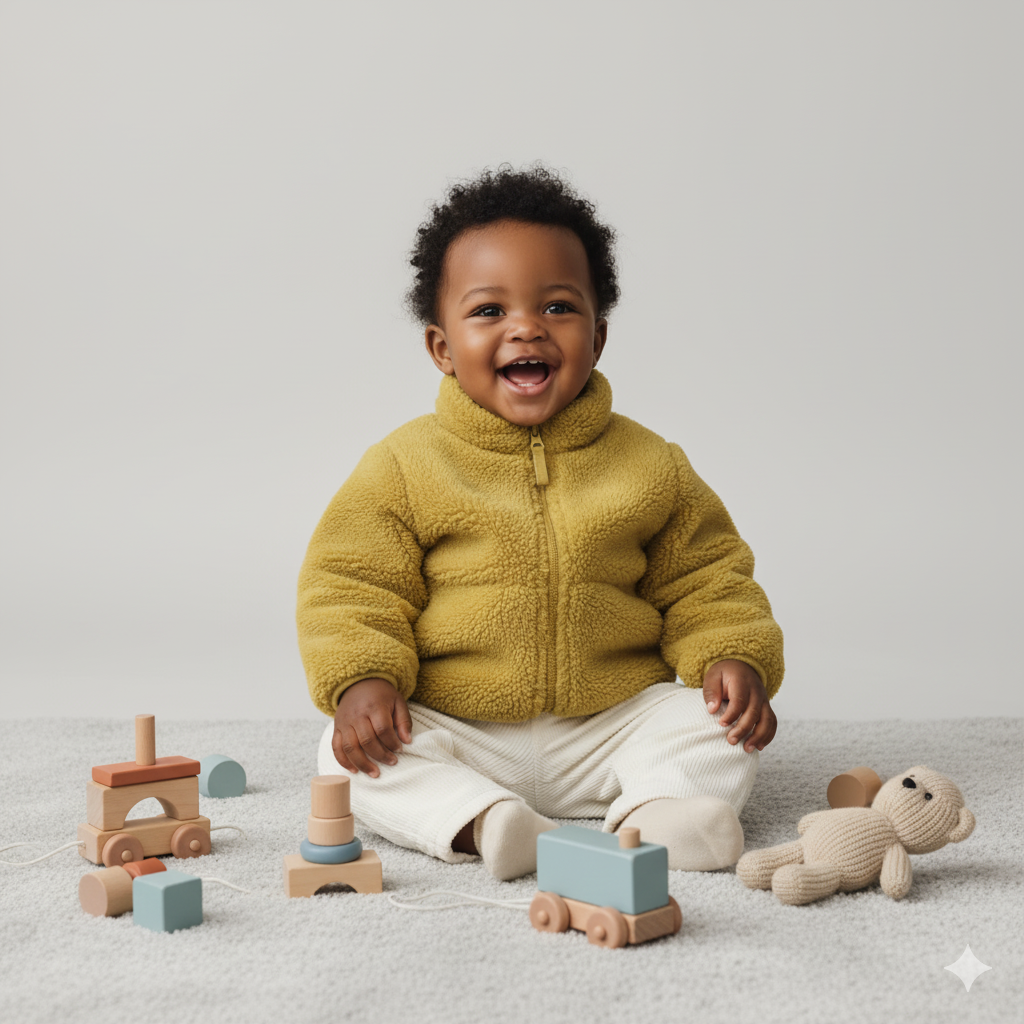 Casaco Infantil de Pelúcia