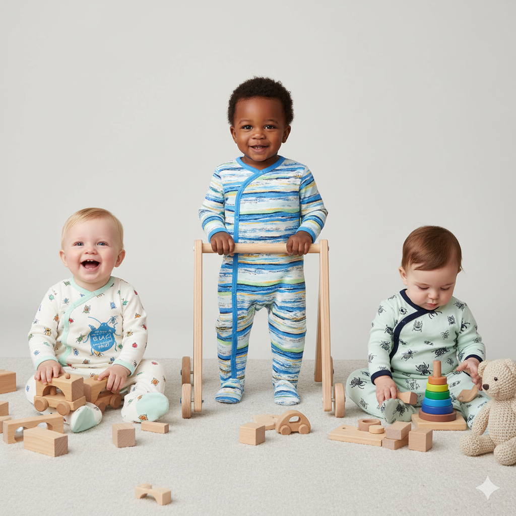 Conjunto 3 Peças Macacões Infantil